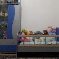 تخت و کمد کودک با میز تحریر