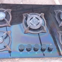 اجاق گاز رومیزی شیشه ای