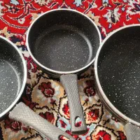 ماهیتابه های تفلون ۳تیکه دسته دار