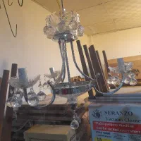 لوستر شیشه ای درحد نو