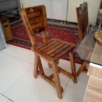 دوعدذ صندلی راش به فروش میرسد
