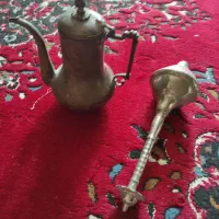 دیگ مسی وسایل قدیمی عتیقه|کلکسیون اشیاء عتیقه|برازجان, |دیوار