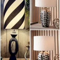 چراغ خواب های ایستاده و رومیزی پاپیه ماشه|چراغ خواب و آباژور|تهران, سید خندان (جلفا)|دیوار