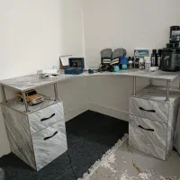 میز کامپیوتر ام دی اف هلال و میز تی وی