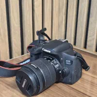دوربین عکاسی حرفه ای Canon 750d بسیار کم استفاده