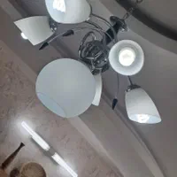 ۲ عدد لوستر ۵ شعله اسپرت|لوستر و چراغ آویز|اصفهان, بهارستان|دیوار