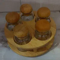 جا ادویه چوبی گردان|ظروف نگهدارنده، پلاستیکی، یک‌بارمصرف|تهران, پرستار|دیوار