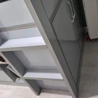 تخت تک نفره کمجا  طوسی رنگ