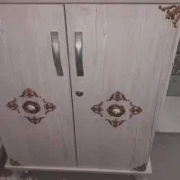 فروش یه عدد جا کفشی ، زیر تلویزیونی شیشه ای