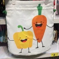 کیسه سبزی آتشاب، طرح سبزیجات خندان، تک و عمده|سفره، حوله، دستمال آشپزخانه|تهران, بازار|دیوار