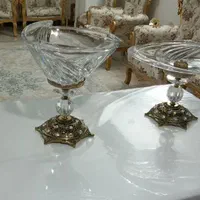 کریستال اصل پایه برنج|ظروف سرو و پذیرایی|نسیم‌شهر, |دیوار