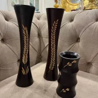 گلدان چوبی|مجسمه، تندیس، ماکت|تهران, شهرک آزمایش|دیوار