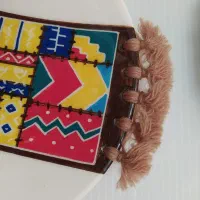 بشقاب گرد گلیم خشتی