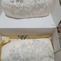 کفش عروسیی مرواریدی