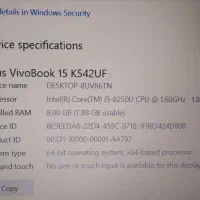 لپتاب Asus VivoBook 15 K542UF|رایانه همراه|شیراز, دشت چنار|دیوار