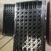 درب اکاردیونی ۲/۵پنج گل۳گل پرچ فولادی/حفاظ پنجره