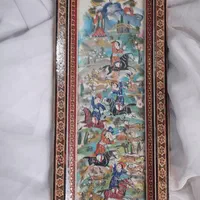دوعدد تابلویی مینیاتوری شده باقاب خاتم کاری قدیمی|تابلو، نقاشی، عکس|تهران, پامنار|دیوار