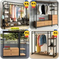 تولیدی رگال لباس/آویز رخت دکور قفسه شال/مشاهده50کد