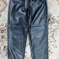 شلوار چرم گت دار قد ۸۰