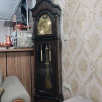 ساعت ایستاده چوب گردو اصل