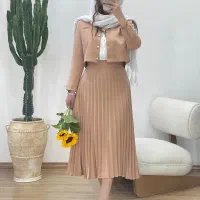 کراپ کت و دامن پلیسه