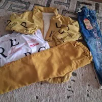 سه تیکه لباس بچگانه با شلوارجین