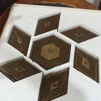 ظروف پذیرایی ۷تیکه خاتم