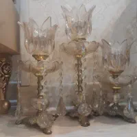 شمعدان سه تایی در سه سایز متفاوت