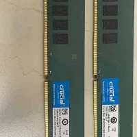 رم کامپیوتر DDR4 کم کار 2666 کروشیال 8 کیکابایت