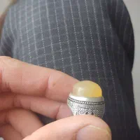 انگشتر عقیق زرد قدیمی رکاب قلم|جواهرات|تهران, اتابک|دیوار