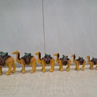 مجسمه کاروان شتر و عروسک و تابلو