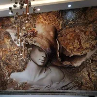 پوستر دیواری سه بعدی ، مش و استیکر