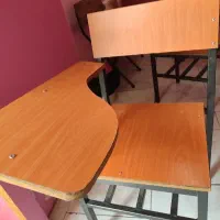 صندلی دانشجویی چوبی دسته دار