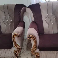 مبل هفت نفره همراه ناهارخوری ومیزتلویزیون