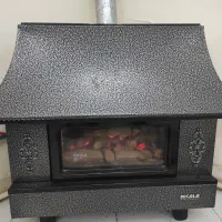 بخاری گازی نیک کالا مدل شومینه