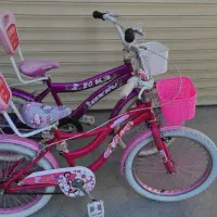 دو عدد دوچرخه دخترانه سایز *20*  دوقلو  خارجی