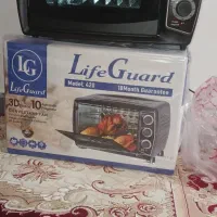 توستر و گاز رومیزی شیشه ای نو نو داخل کارتن