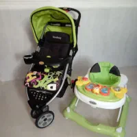 ست کالسکه و روروک خارجی برند goodbaby در حد اک