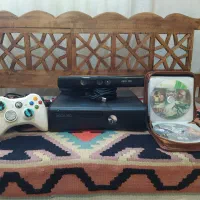 Xbox 360 اسلیم به همراه کینکت و بازی های متنوع