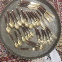 قاشق چنگال تایلندی برنجی