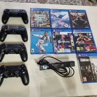تعدادی دسته دیسک دوربین بازی ps4