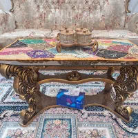 (مبل سلطنتی در حد نو )با تخفیف ویژه  درجه یک|مبلمان خانگی و میز عسلی|آستانه اشرفیه, |دیوار