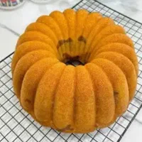 کیک و بامیه خونگی