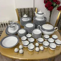 سرویس۱۰۲ پارچه ۱۲نفره ( چینی زرین )پلوخوری ۱۸نفره