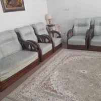 مبل راحتی چوبی پارچه ای|مبلمان خانگی و میز عسلی|اصفهان, کوی امیریه|دیوار