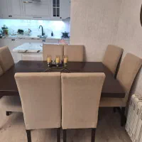 ست کامل مبلمان ال به همراه میزناهارخوری و میزTV|مبلمان خانگی و میز عسلی|تهران, کوی بیمه|دیوار