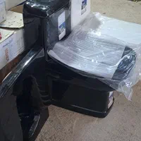 توالت فرنگی مشکی خروجی ده ریملس|لوازم سرویس بهداشتی|قزوین, |دیوار