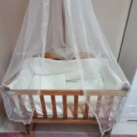 گهواره کنار تخت مادر|تخت و صندلی بچه|بابل, |دیوار