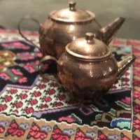 کتری و قوری مسی