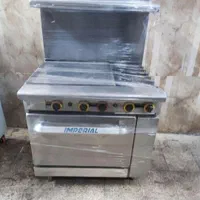 اجاق گاز ۲ شعله به همراه صفحه گریل امپریال آمریکا|کافیشاپ و رستوران|تهران, سعادتآباد|دیوار